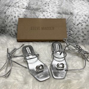 Steve Madden Francina Silver sandals